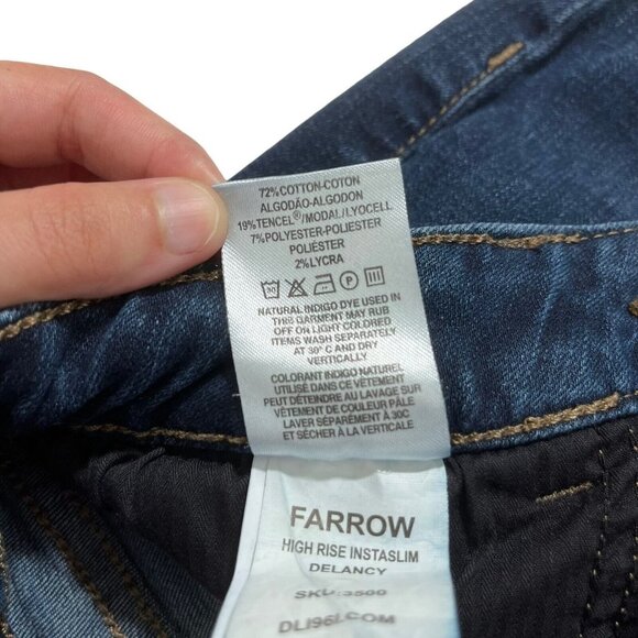 DL1961 Women's Farrow High Rise Instaslim Delancy Jeans‎ Size 26 - Picture 5 of 11